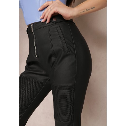 Czarne Spodnie Skinny Lynena Renee S okazyjna cena Renee odzież