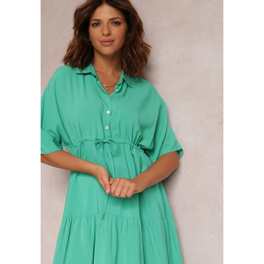 Zielona Sukienka Isathe Renee M okazyjna cena Renee odzież