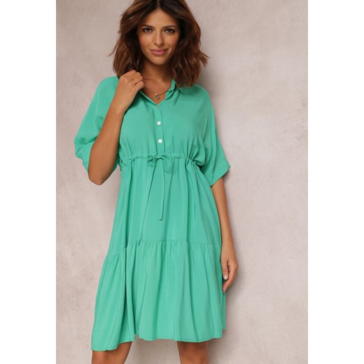 Zielona Sukienka Isathe Renee L promocyjna cena Renee odzież