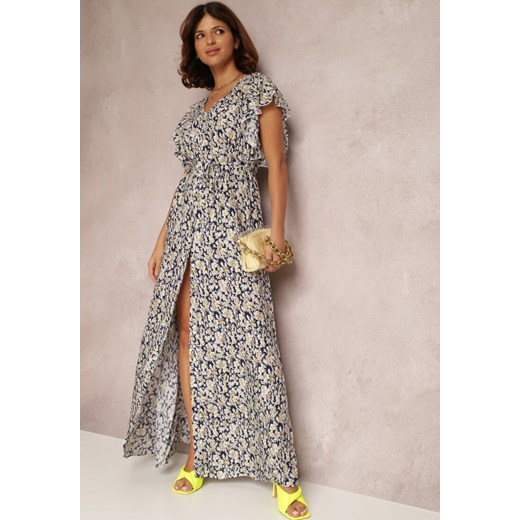 Granatowa Sukienka Galiope ze sklepu Renee odzież w kategorii Sukienki - zdjęcie 157061033