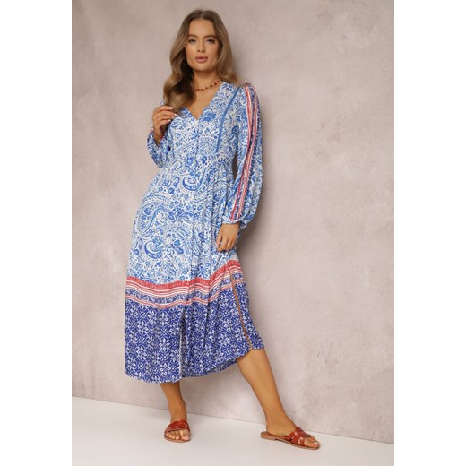 Niebieska Sukienka Pheriala ze sklepu Renee odzież w kategorii Sukienki - zdjęcie 157061832