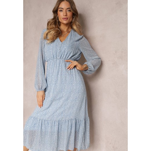 Sukienka Renee z dekoltem v casual midi