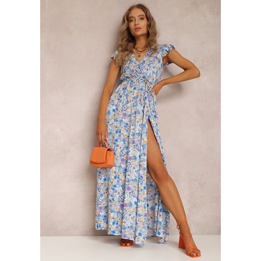 Niebieska Sukienka Artarpia ze sklepu Renee odzież w kategorii Sukienki - zdjęcie 157062214