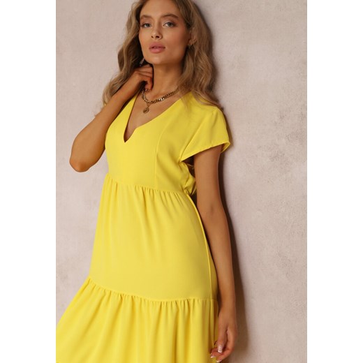 Żółta Sukienka Egeira Renee M wyprzedaż Renee odzież