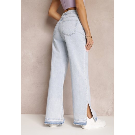 Jasnoniebieskie Jeansy Wide Leg Laodynome Renee XL promocyjna cena Renee odzież