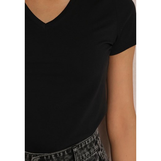 Czarny T-shirt Pheleina Renee L/XL Renee odzież okazja