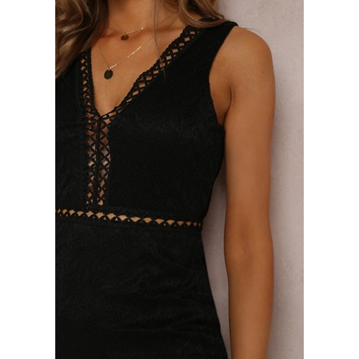 Sukienka Renee mini elegancka dopasowana w serek