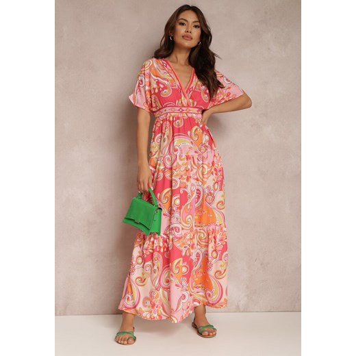 Różowa Sukienka Acteina ze sklepu Renee odzież w kategorii Sukienki - zdjęcie 157063354