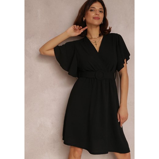 Czarna Sukienka Alematea Renee ONE SIZE promocyjna cena Renee odzież
