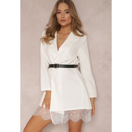 Biała Sukienka Mylocles ze sklepu Renee odzież w kategorii Sukienki - zdjęcie 157063801