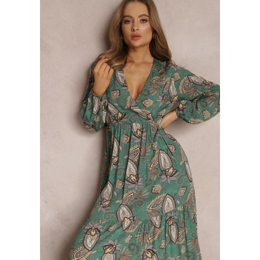 Zielona Sukienka Demestra ze sklepu Renee odzież w kategorii Sukienki - zdjęcie 157064560