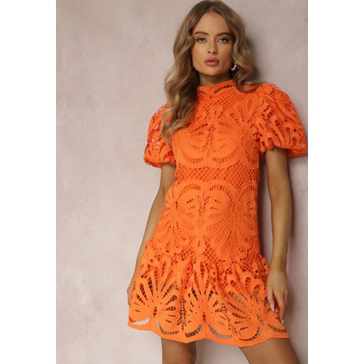 Pomarańczowa Sukienka Amathinna ze sklepu Renee odzież w kategorii Sukienki - zdjęcie 157065982