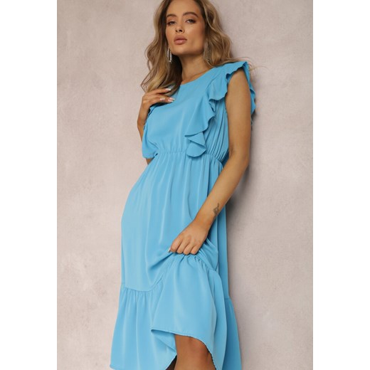 Niebieska Sukienka Philonia ze sklepu Renee odzież w kategorii Sukienki - zdjęcie 157066551