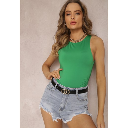 Zielony Top Rhodomela ze sklepu Renee odzież w kategorii Bluzki damskie - zdjęcie 157066991