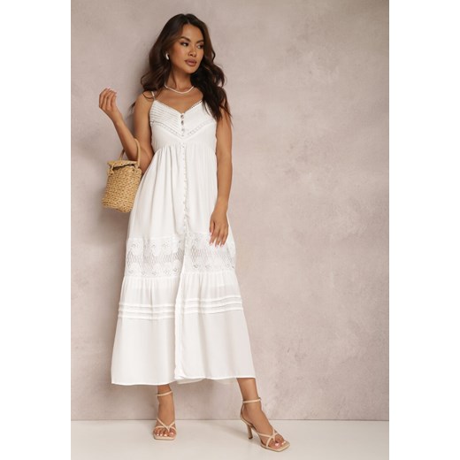 Biała Sukienka Actione ze sklepu Renee odzież w kategorii Sukienki - zdjęcie 157067744
