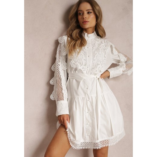 Biała Sukienka Laodilea ze sklepu Renee odzież w kategorii Sukienki - zdjęcie 157068023