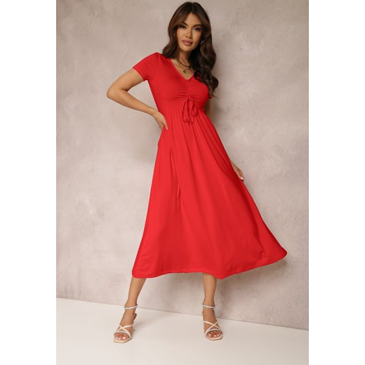 Czerwona Sukienka Naerilea ze sklepu Renee odzież w kategorii Sukienki - zdjęcie 157068832