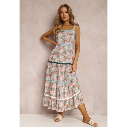 Różowa Sukienka Astena ze sklepu Renee odzież w kategorii Sukienki - zdjęcie 157069201