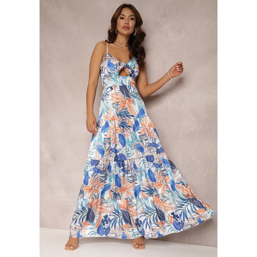 Niebieska Sukienka Gribelin ze sklepu Renee odzież w kategorii Sukienki - zdjęcie 157069971