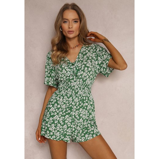 Zielony Kombinezon Pavera ze sklepu Renee odzież w kategorii Kombinezony damskie - zdjęcie 157070461