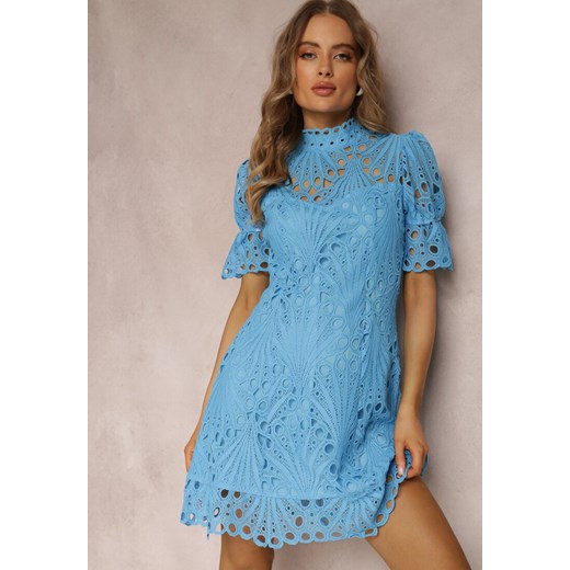 Niebieska Sukienka Aeryse ze sklepu Renee odzież w kategorii Sukienki - zdjęcie 157070733