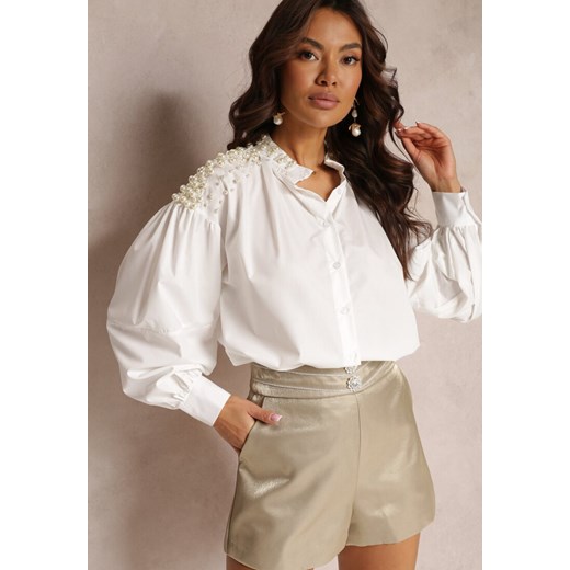 Biała Koszula Teepey ze sklepu Renee odzież w kategorii Koszule damskie - zdjęcie 157070763