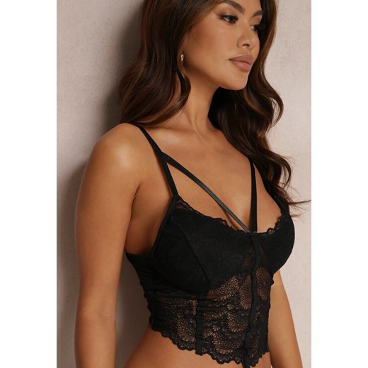 Czarny Biustonosz Menexei Renee M/L wyprzedaż Renee odzież