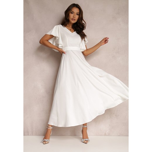 Biała Sukienka Bouchard ze sklepu Renee odzież w kategorii Sukienki - zdjęcie 157071551