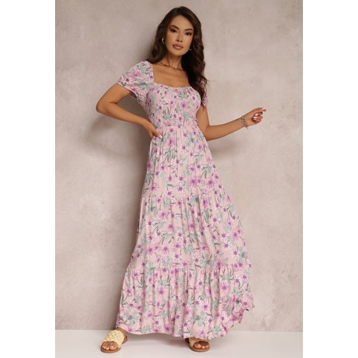 Różowa Sukienka Svard Renee XL okazyjna cena Renee odzież