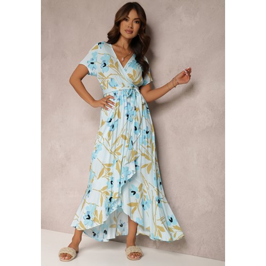Jasnoniebieska Sukienka Farida ze sklepu Renee odzież w kategorii Sukienki - zdjęcie 157073523