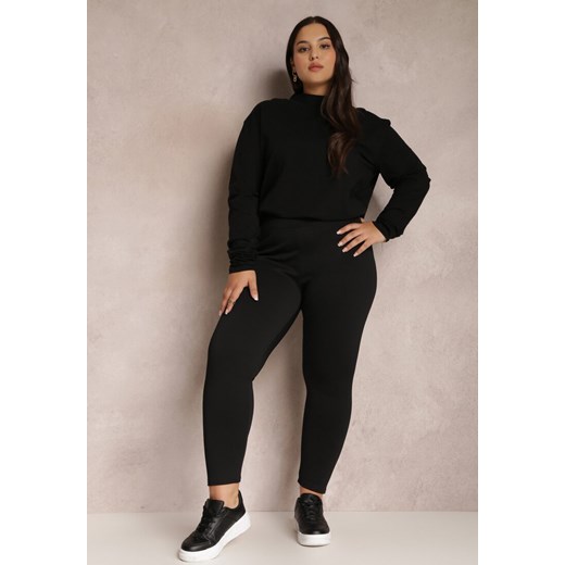 Czarne Legginsy High Waist Vinee ze sklepu Renee odzież w kategorii Spodnie damskie - zdjęcie 157074210