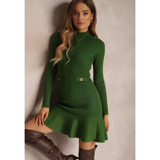 Zielona Sukienka Neliene ze sklepu Renee odzież w kategorii Sukienki - zdjęcie 157081133