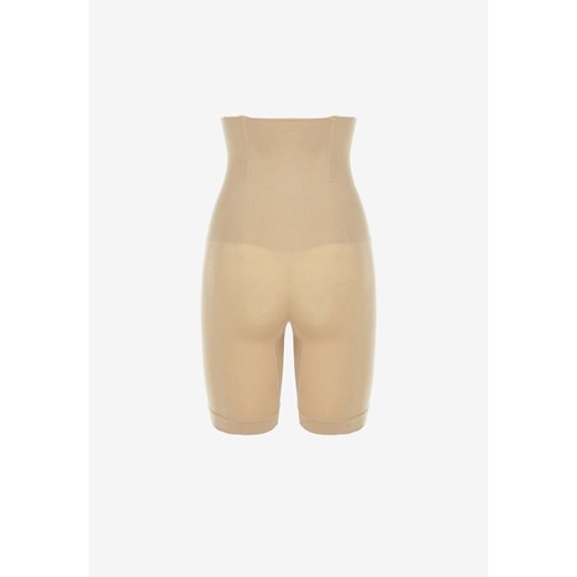 Beżowe Modelujące Majtki z Wysokim Stanem Asolia Renee XL/XXL wyprzedaż Renee odzież