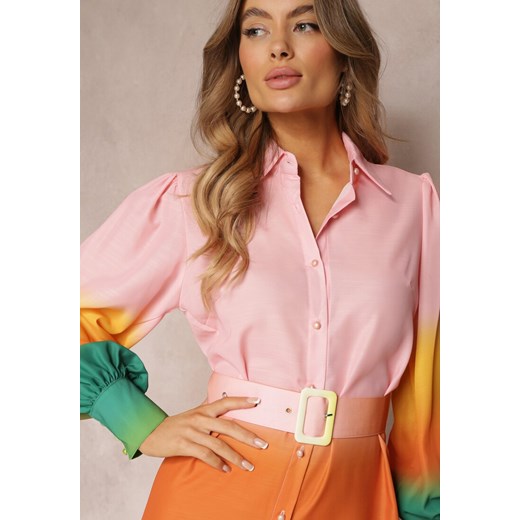 Sukienka Renee casual maxi z tkaniny na uczelnię