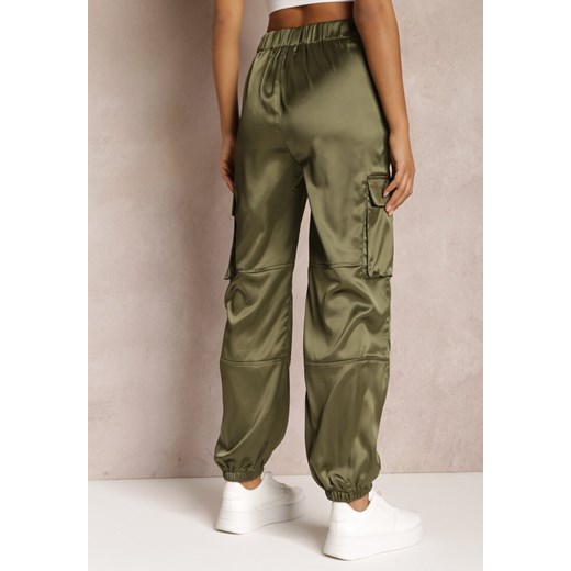 Spodnie damskie Renee w militarnym stylu 
