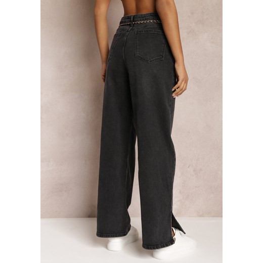 Jeansy damskie czarne Renee 