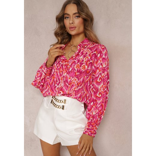 Różowa Koszula w Fantazyjny Print Merrell ze sklepu Renee odzież w kategorii Koszule damskie - zdjęcie 157102913