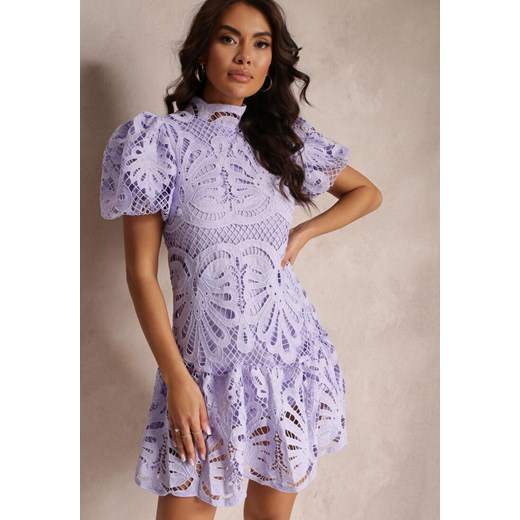 Fioletowa Sukienka Amathinna ze sklepu Renee odzież w kategorii Sukienki - zdjęcie 157105091