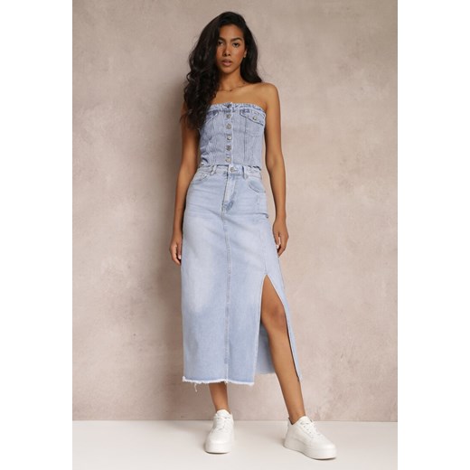 Spódnica Renee z jeansu midi 