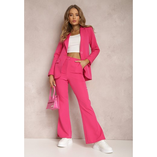 Fuksjowe Spodnie Dzwony Evissa ze sklepu Renee odzież w kategorii Spodnie damskie - zdjęcie 157122104