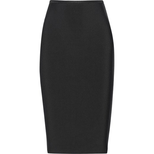 May stretch-knit pencil skirt net-a-porter czarny spódnica