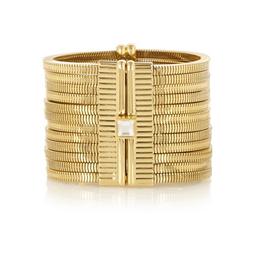 Gold-tone crystal bracelet 