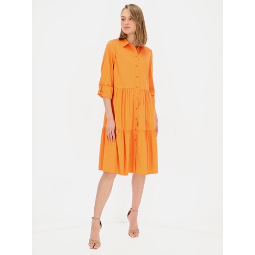 Sukienka Potis & Verso z długim rękawem oversize 