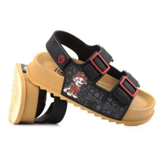 Sandały dziecięce z Marshallem (Psi Patrol) - Zaxy JJ385016, czarne ze sklepu ulubioneobuwie w kategorii Buciki niemowlęce - zdjęcie 157140044