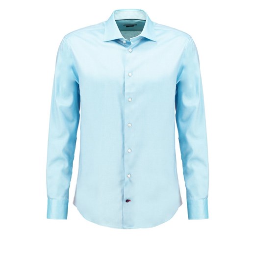 Tommy Hilfiger Tailored FITTED Koszula biznesowa blue zalando mietowy abstrakcyjne wzory