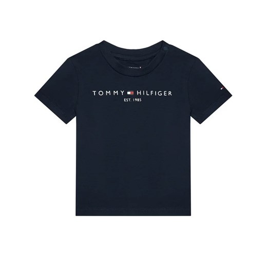 Tommy Hilfiger T-Shirt Essential KN0KN01293 Granatowy Regular Fit Tommy Hilfiger 92 okazja MODIVO
