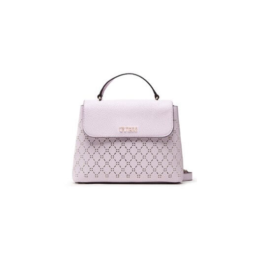 Guess Torebka Amara Top Handle Flap HWXG84 93180 Fioletowy Guess uniwersalny promocyjna cena MODIVO