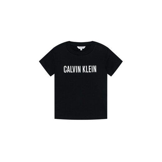 Calvin Klein Swimwear T-Shirt G80G800405 Czarny Regular Fit 12_14Y wyprzedaż MODIVO