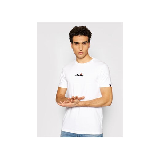 Ellesse T-Shirt Muzze SHI11527 Biały Regular Fit Ellesse M wyprzedaż MODIVO