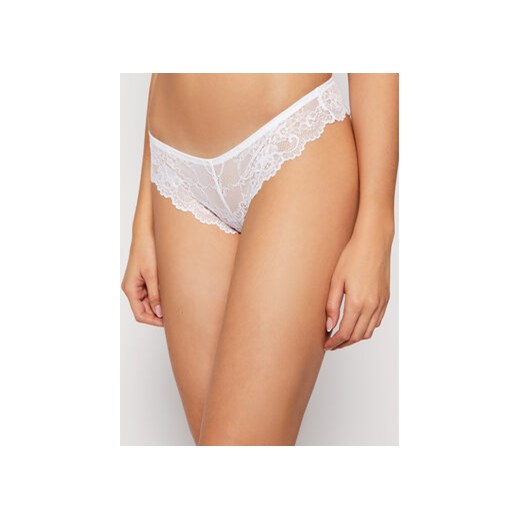 Triumph Figi brazylijskie Tempting Lace 10182559 Biały Triumph XS MODIVO